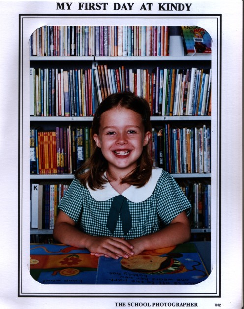 Celine's first day at school
